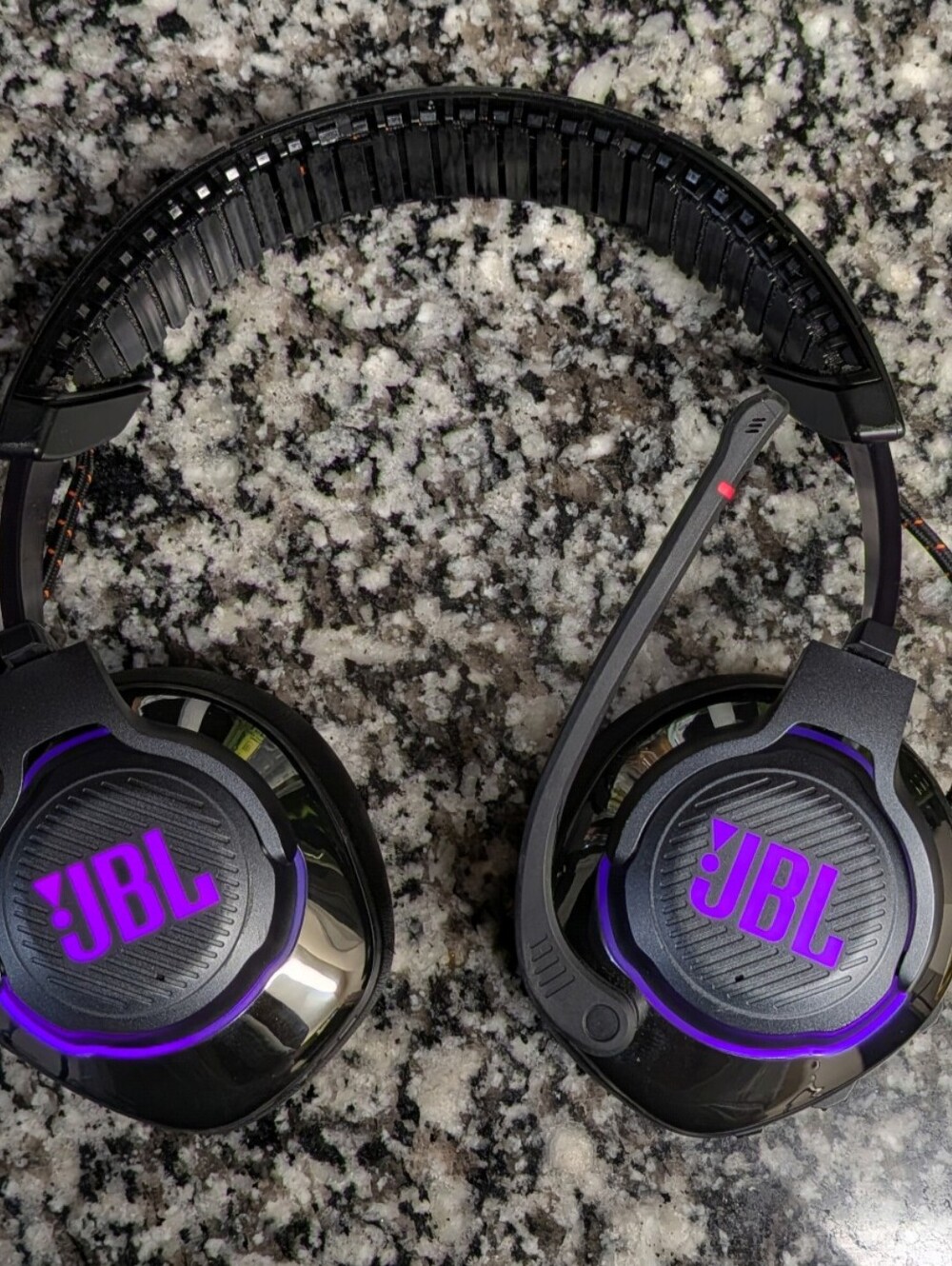 JBL Quantum 810 Wireless Gaming Headset Bluetooth Black Tested No USB Dongle